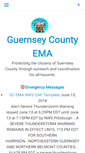 Mobile Screenshot of guernseycountyema.com